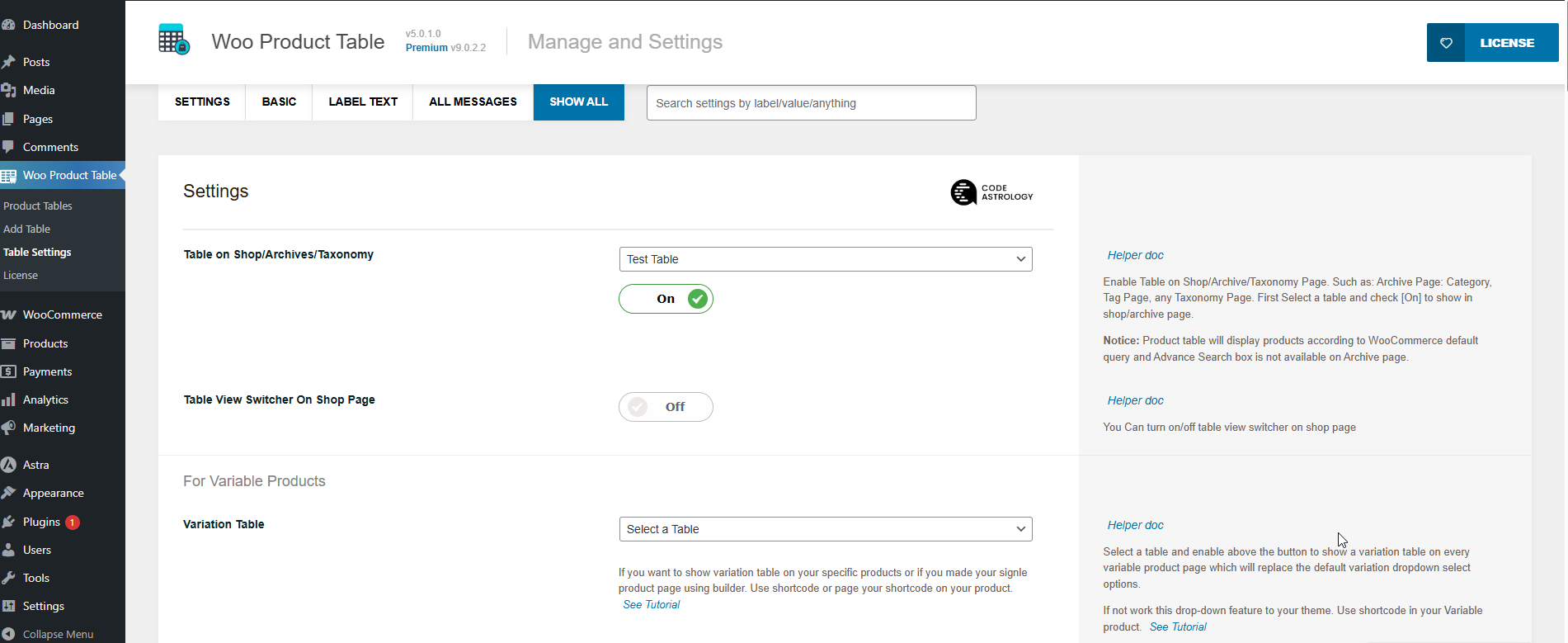 WooCommerce default product image popup