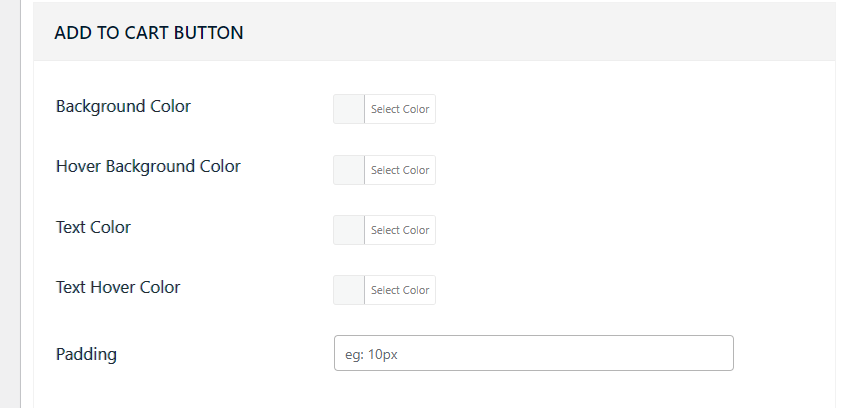 WooCommerce product table with Mini Cart