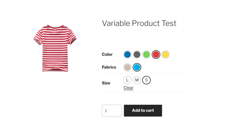 Variation Swatches for WooCommerce