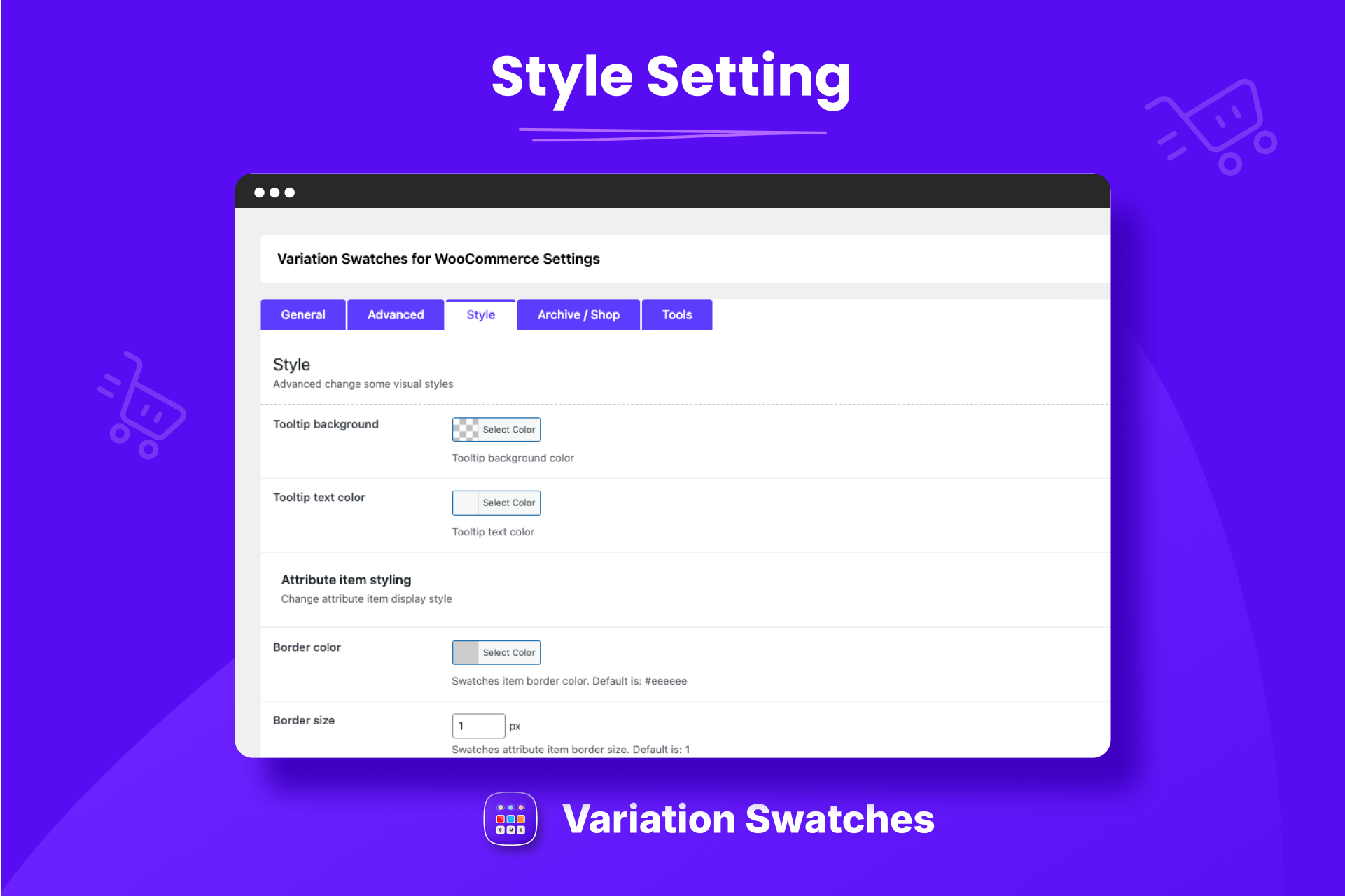 Style Settings