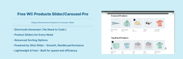 Free WooCommerce Products Slider/Carousel Pro