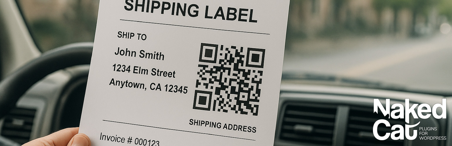 Shipping Address QR code for Invoices & Packing lists for WooCommerce