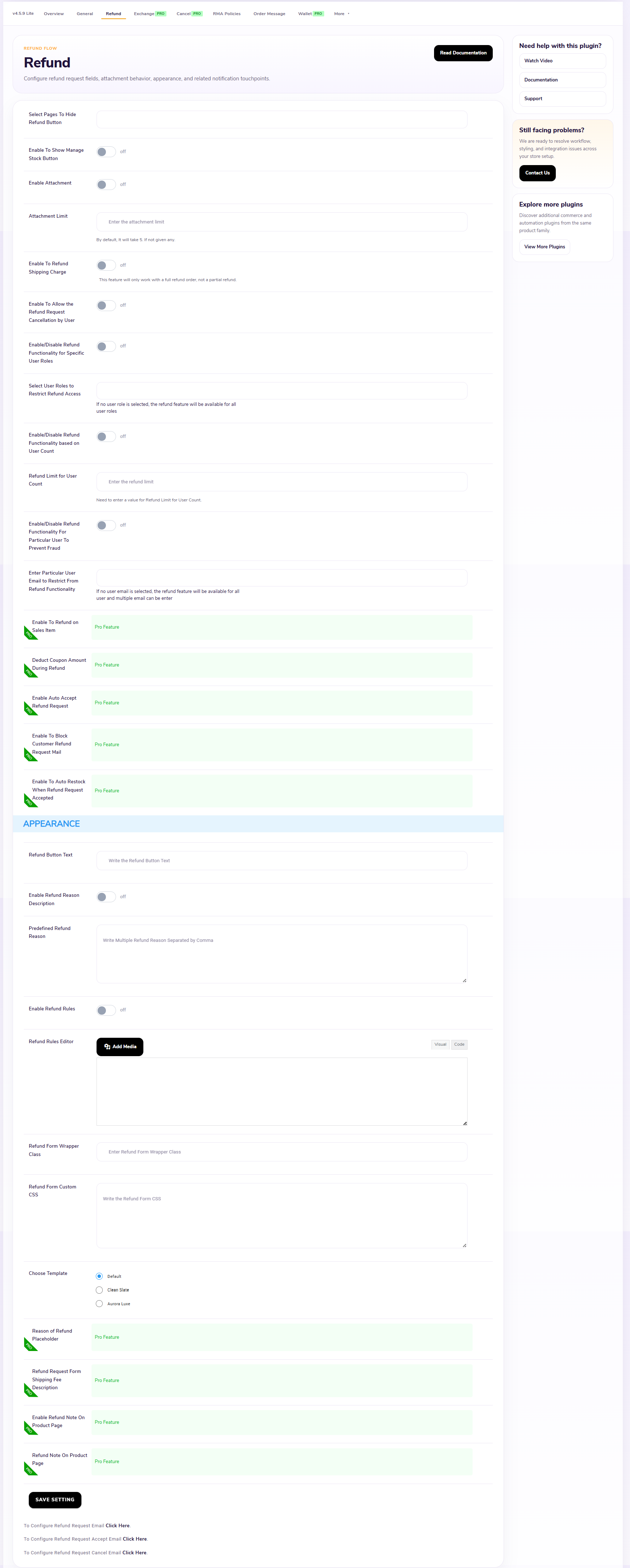 Return Refund and Exchange For WooCommerce