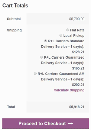 WooCommerce Shipping Method: R+L Carriers