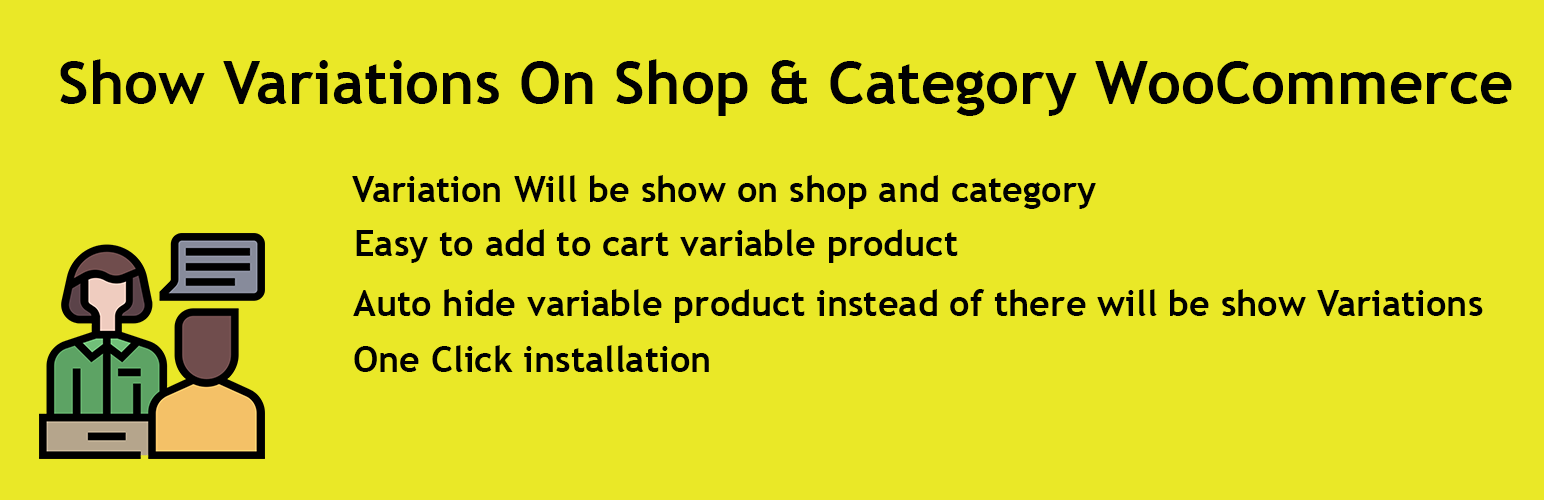 WordPress 外掛 Show Variations as Single Products Woocommerce 的封面圖片。