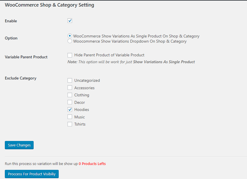 Show Variations as Single Products Woocommerce