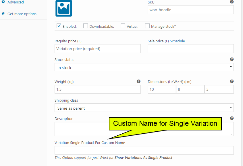 Show Variations as Single Products Woocommerce