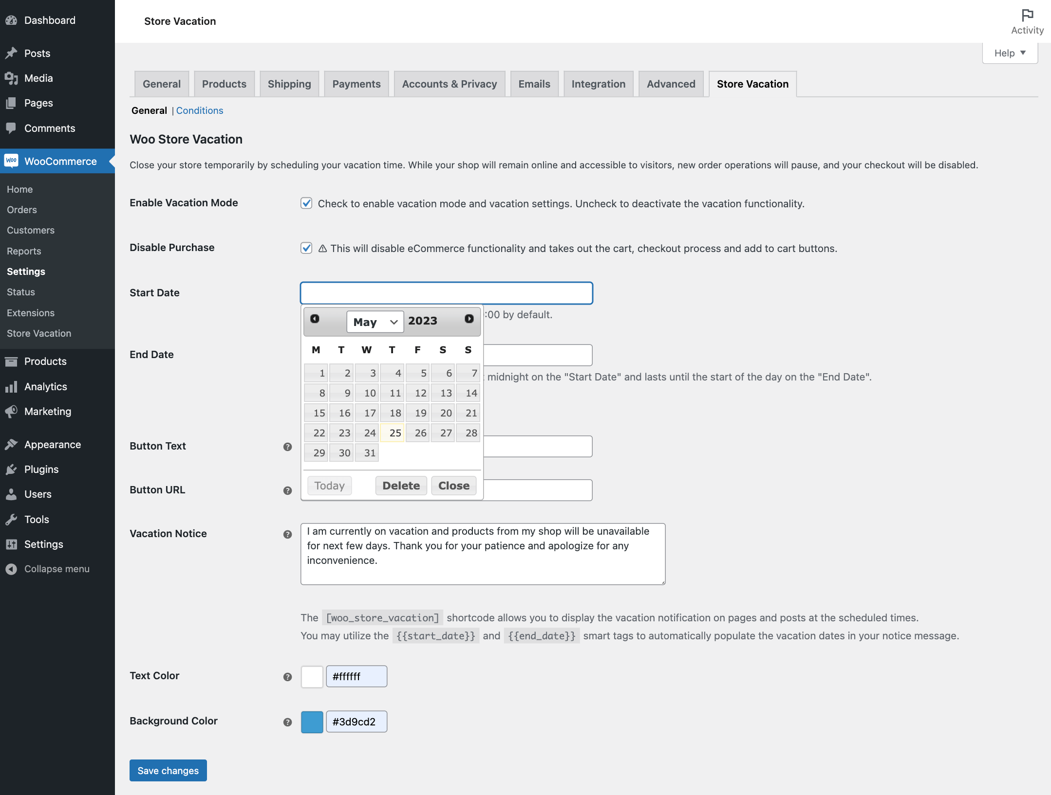 User-Friendly datepicker