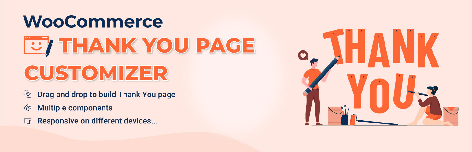 WordPress 外掛 Thank You Page Customizer for WooCommerce – Increase Your Sales 的封面圖片。