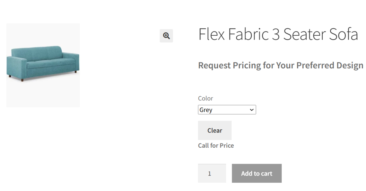Call for Price by product categories.
