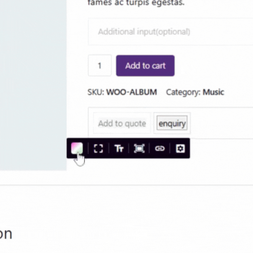 Real-Time Page Builder interface