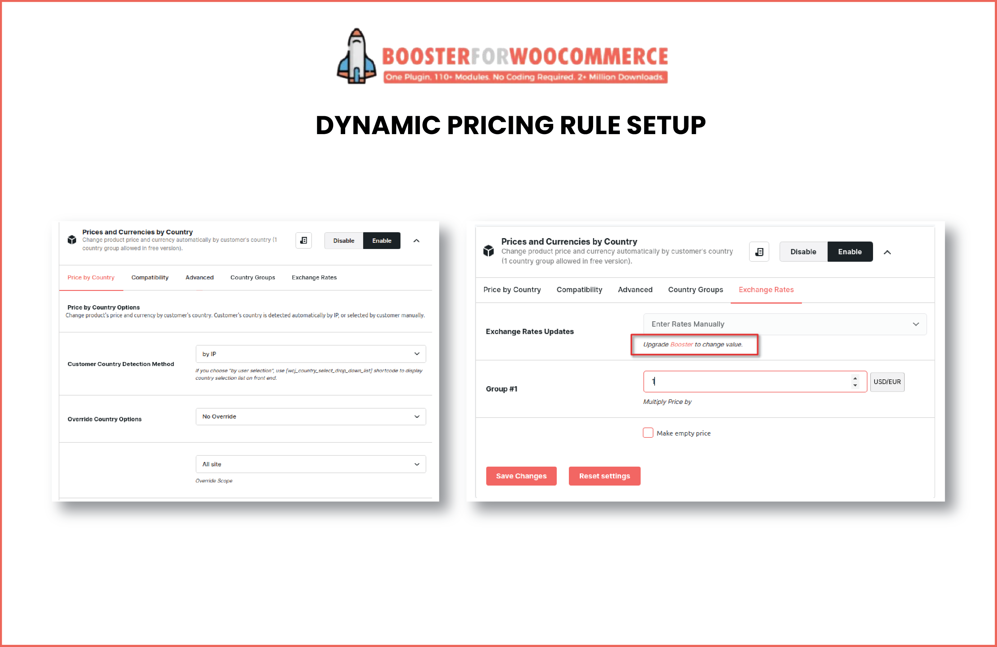 Booster for WooCommerce - Dynamic Pricing Rule Setup.