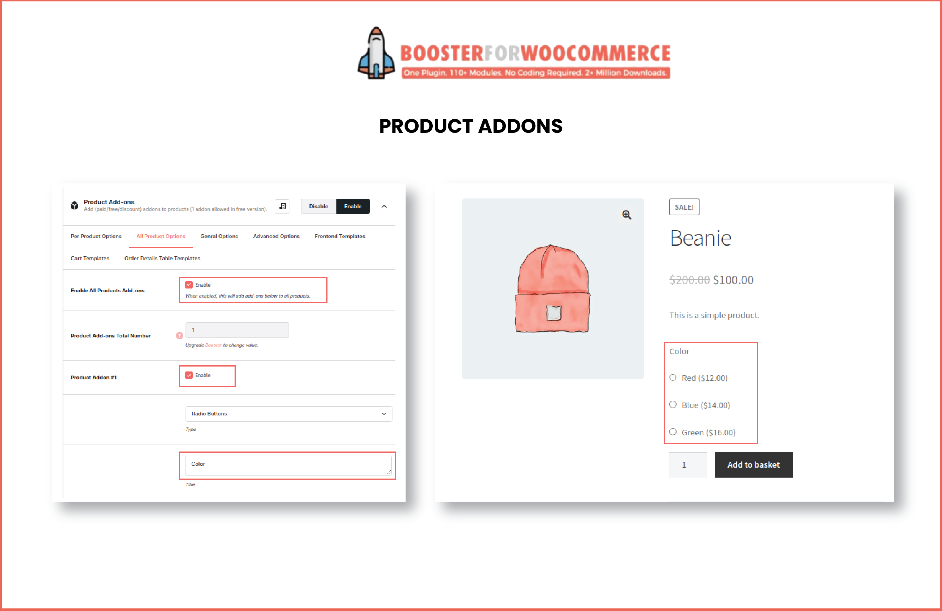 Booster for WooCommerce - Product Addons Example.