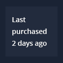 WooCommerce Last Purchased