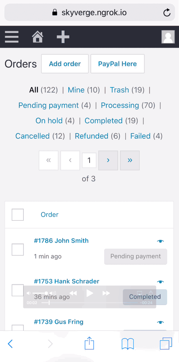 PayPal Here in action!