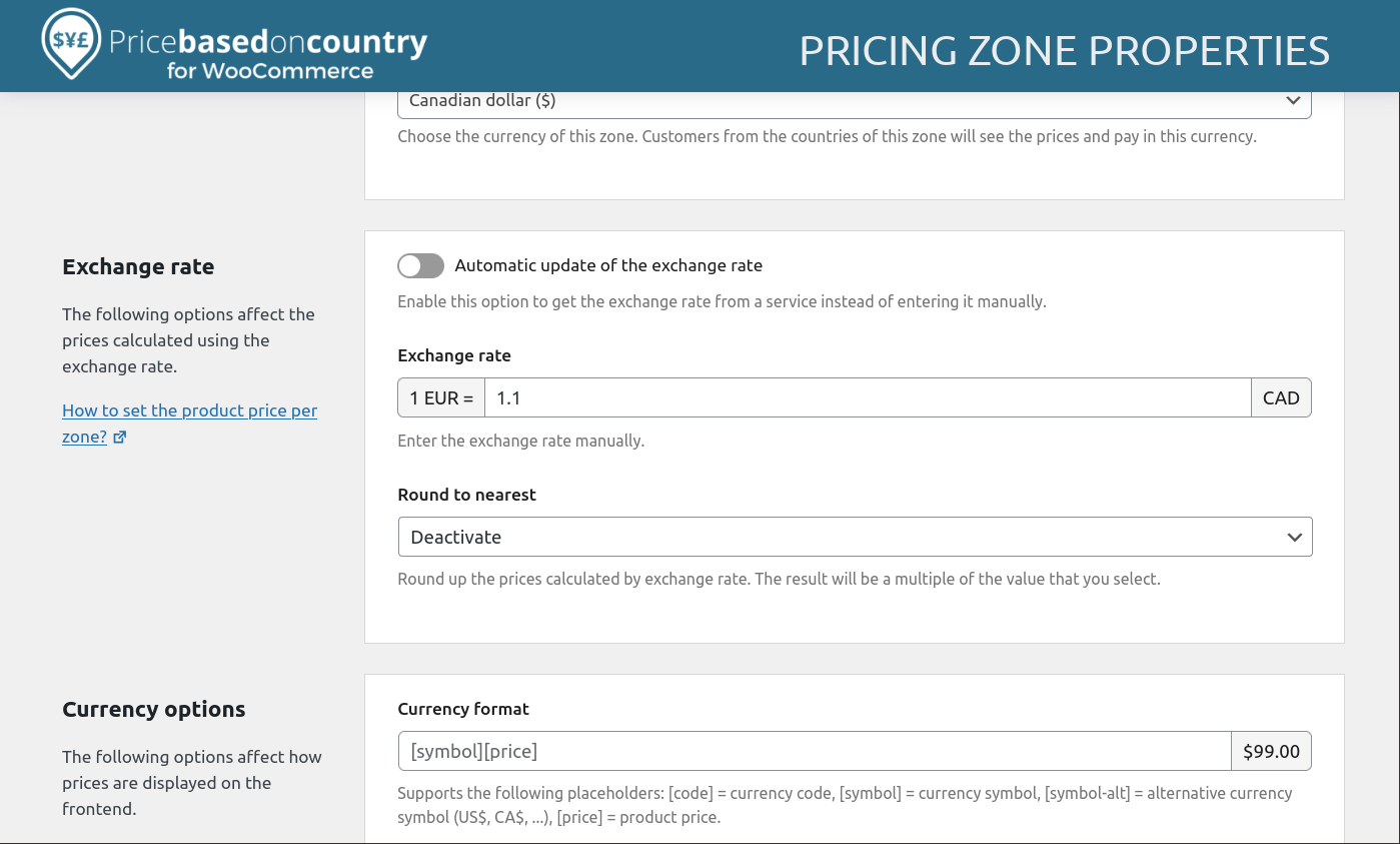 Price Based on Country for WooCommerce – WordPress plugin