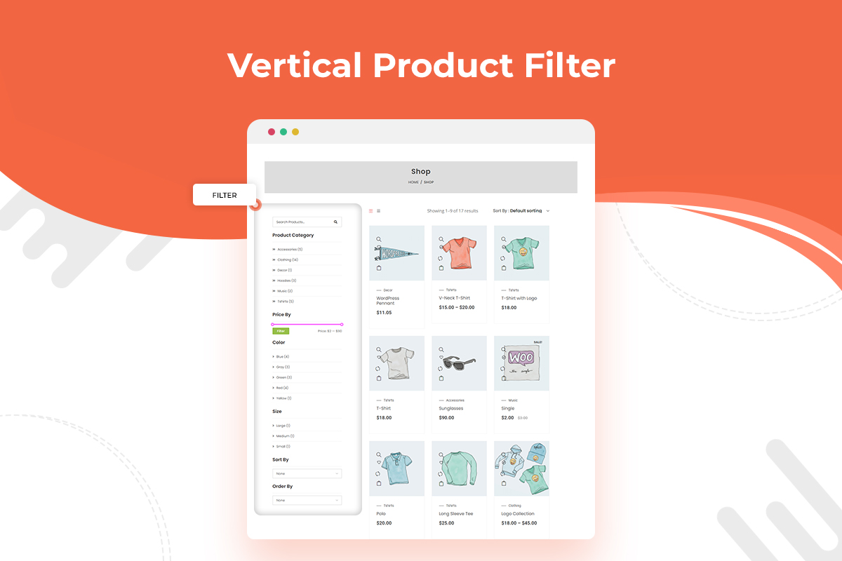 Vertical Product Filter