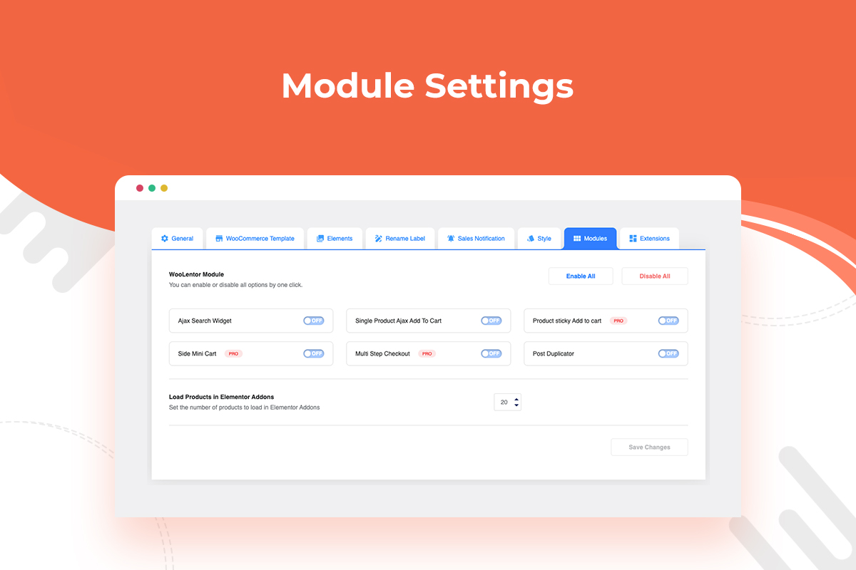 Module Settings