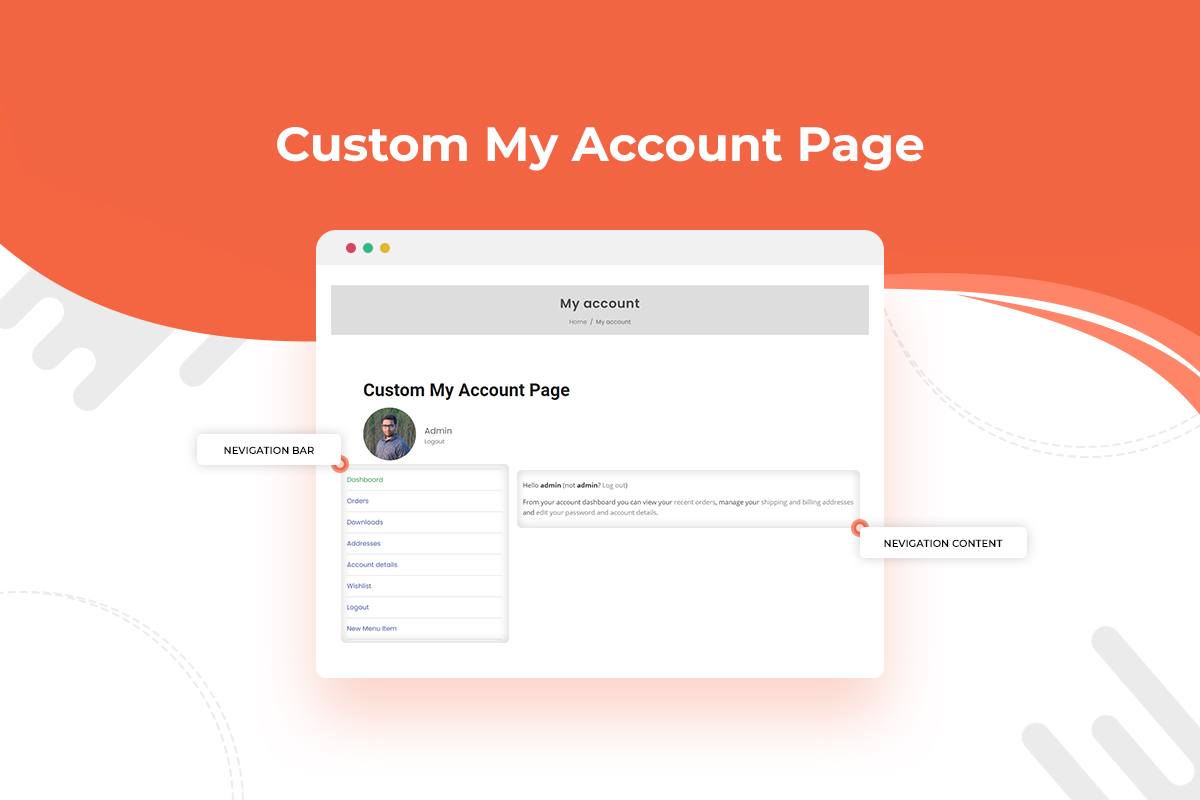 Custom My Account Page
