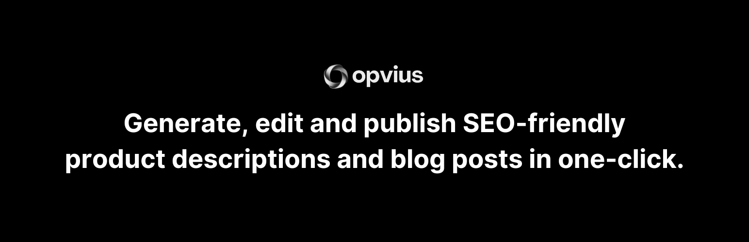 WordPress 外掛 Integration Opvius AI for WooCommerce 的封面圖片。