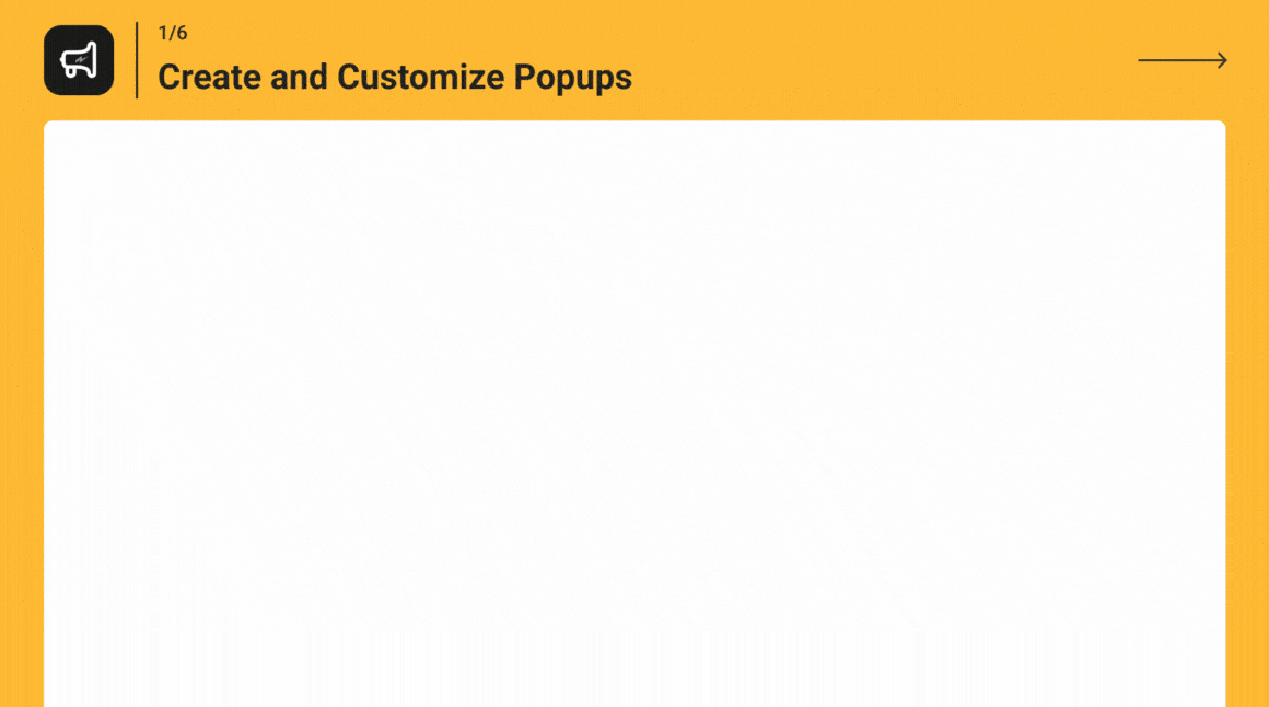 Create and Customize Popups