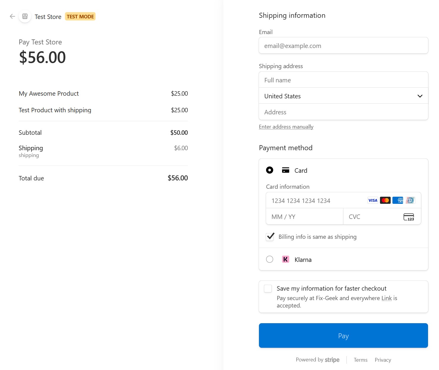 Simple Shopping Cart