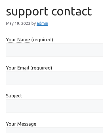 Contact Form 7 Tooltips