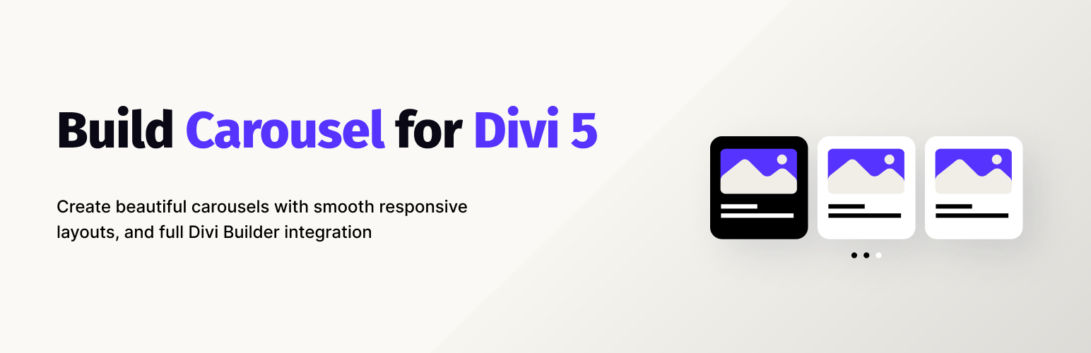 WordPress 外掛 Divi Carousel Free (Divi5 Support) 的封面圖片