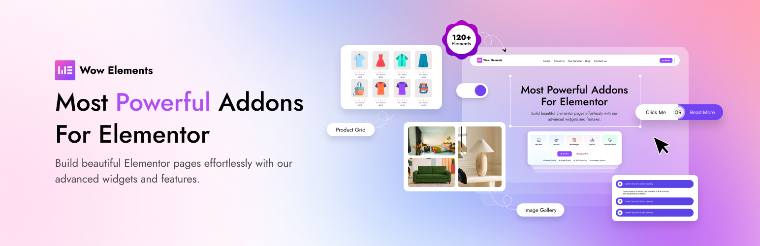 Wow Elements Addons for Elementor