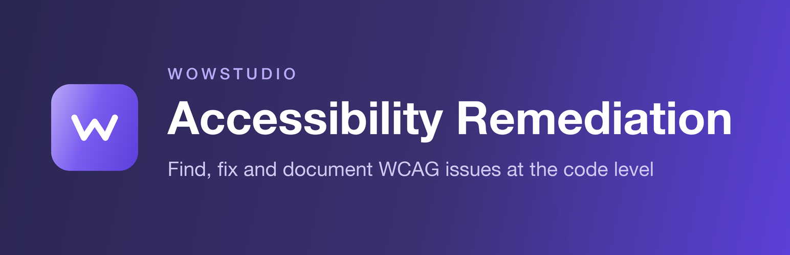 WOWStudio Accessibility Remediation