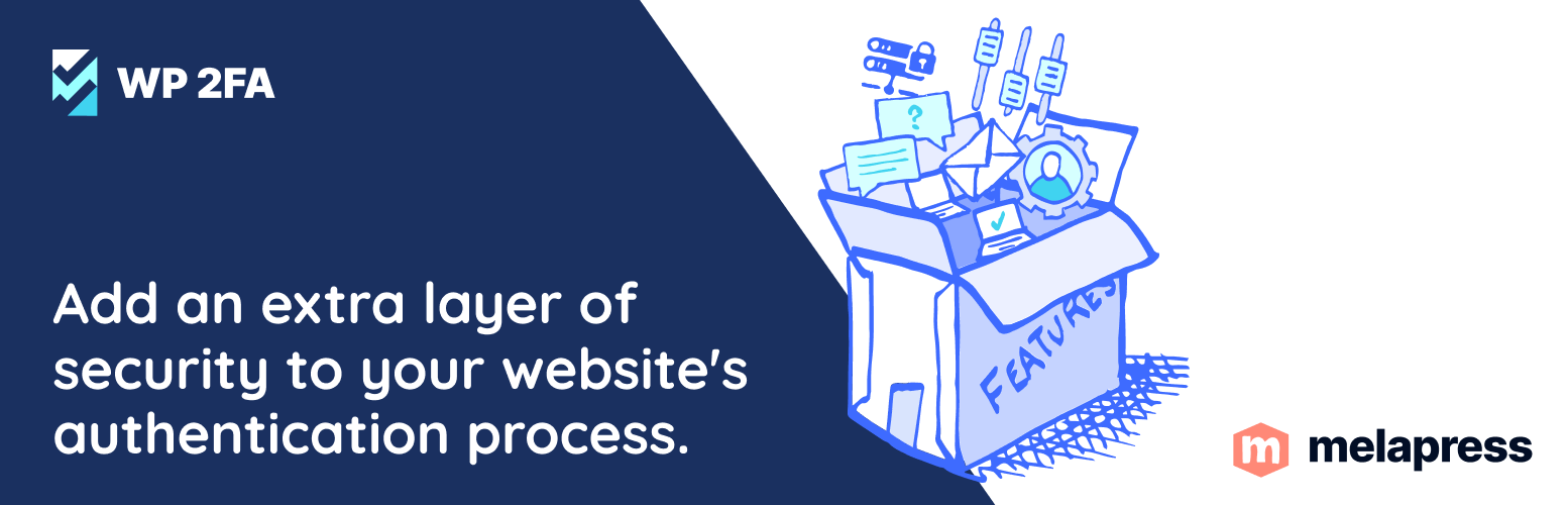 WordPress 外掛 WP 2FA – Two-factor authentication for WordPress 的封面圖片。