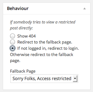 Post Access Behaviour