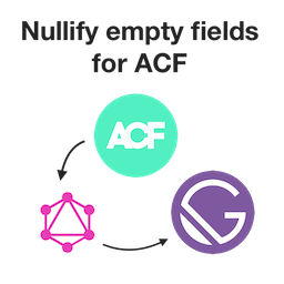 Nullify empty fields for ACF