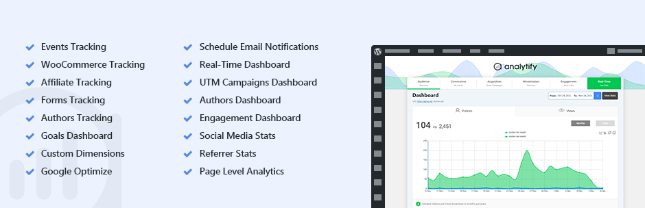 Analytify – Google Analytics Dashboard For WordPress (GA4 made easy)