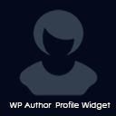 WP Author Profile Widget Icon