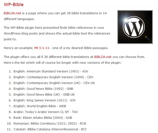 WP-Bible