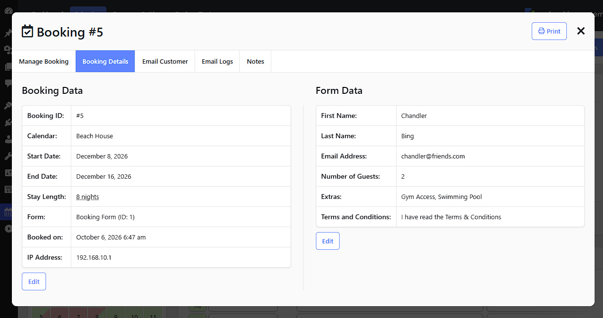 Booking Manager