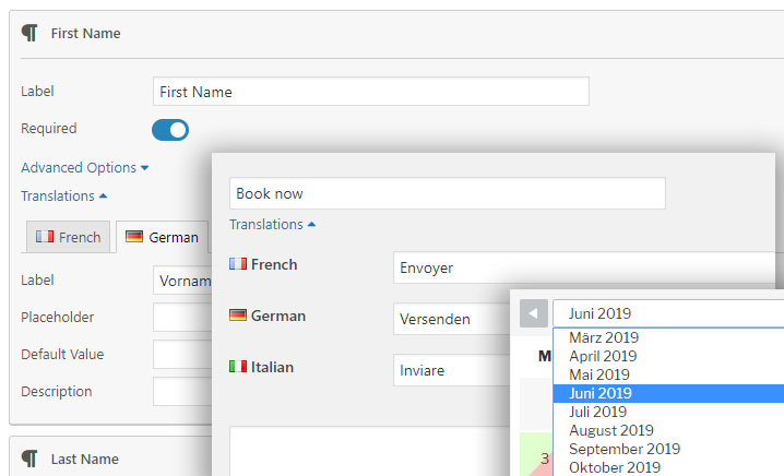 WP Booking System – Booking Calendar
