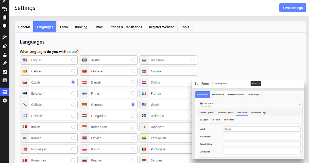 Translations Manager