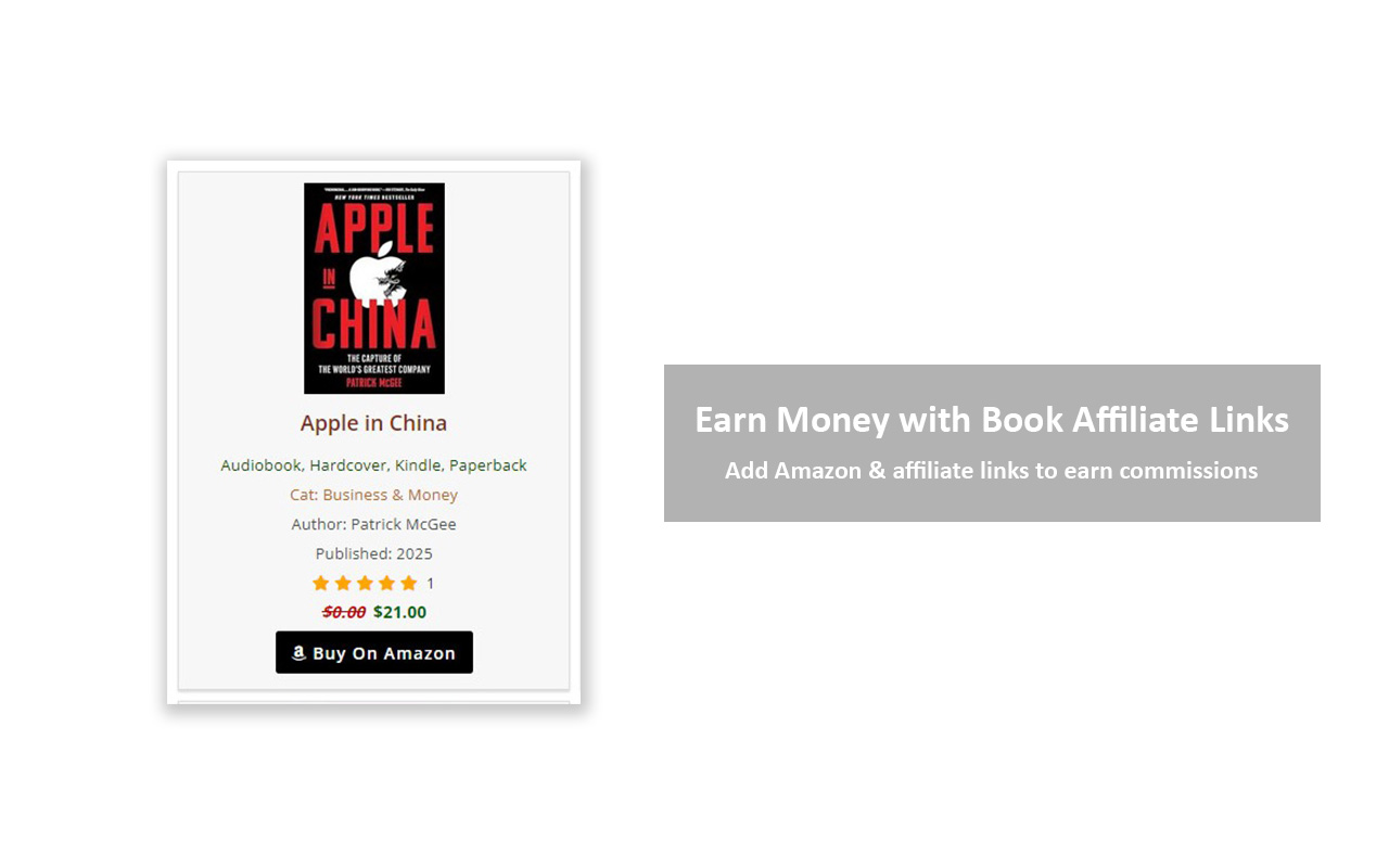 Add Affiliate Buy Links