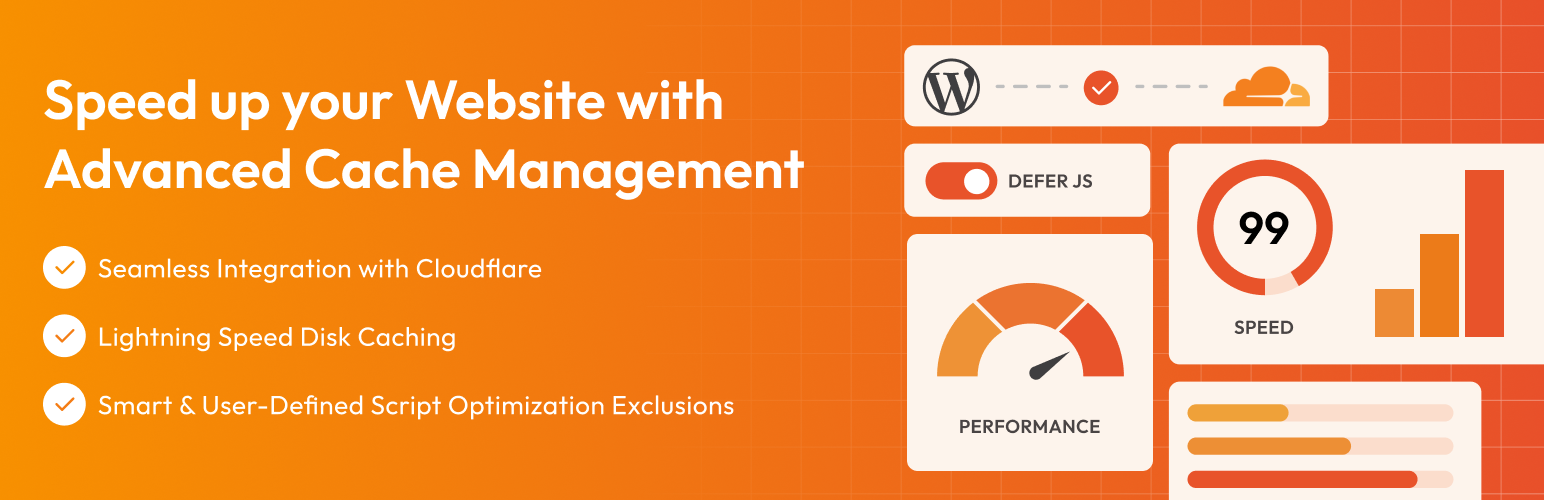 WordPress 外掛 Super Page Cache 的封面圖片。