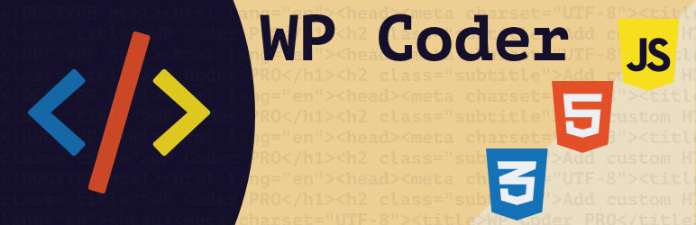 WP Coder — Powerful HTML, CSS, JS and PHP Injection