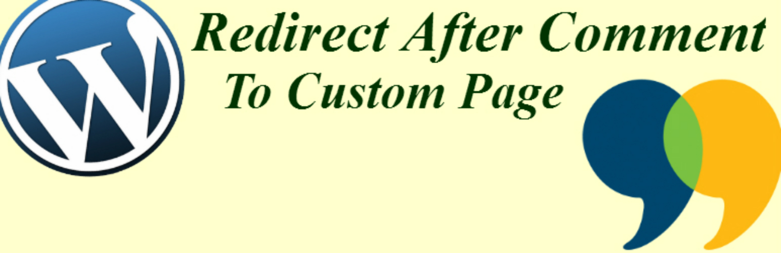 Redirect After Comment To Custom Page