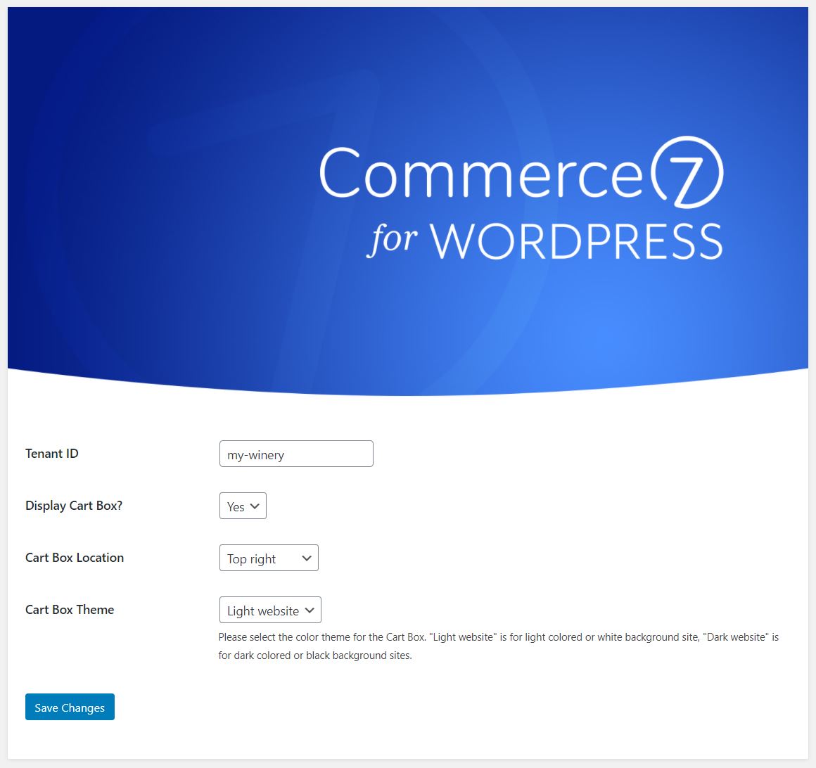 Commerce7 for WordPress