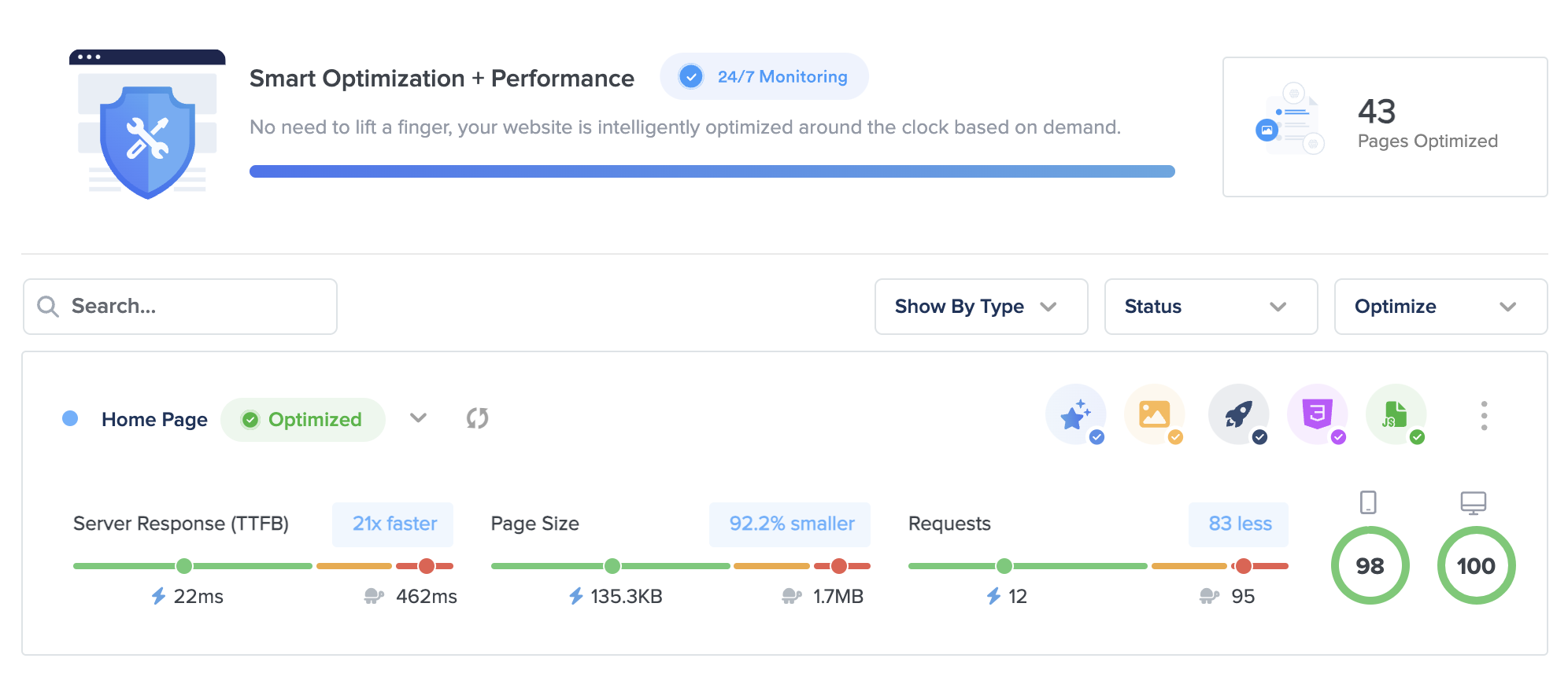 Example Results from Aggressive Mode + Smart Optimization