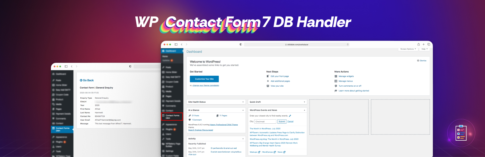 WP Contact Form 7 DB Handler