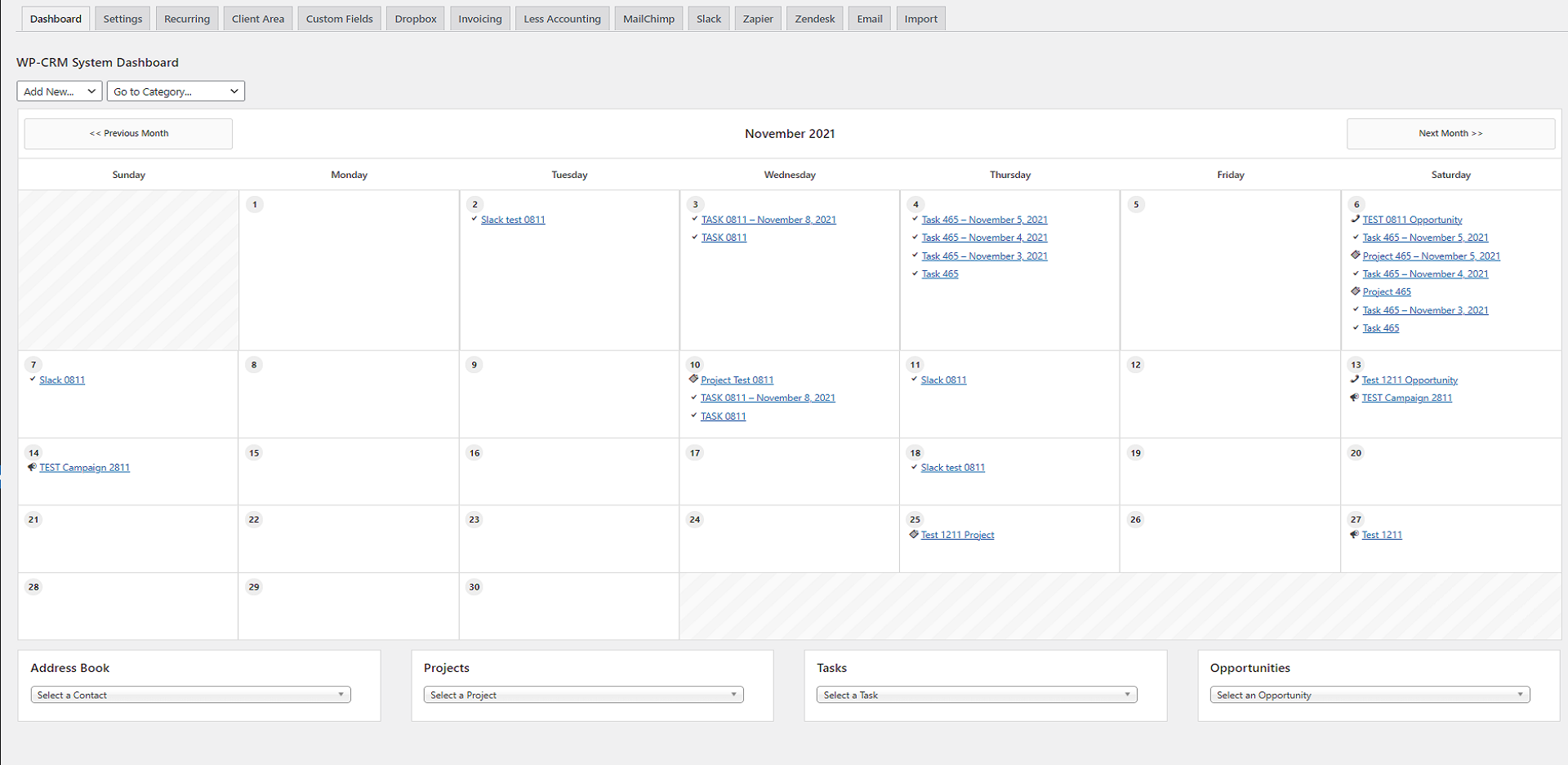WordPress CRM Plugin – WP-CRM System