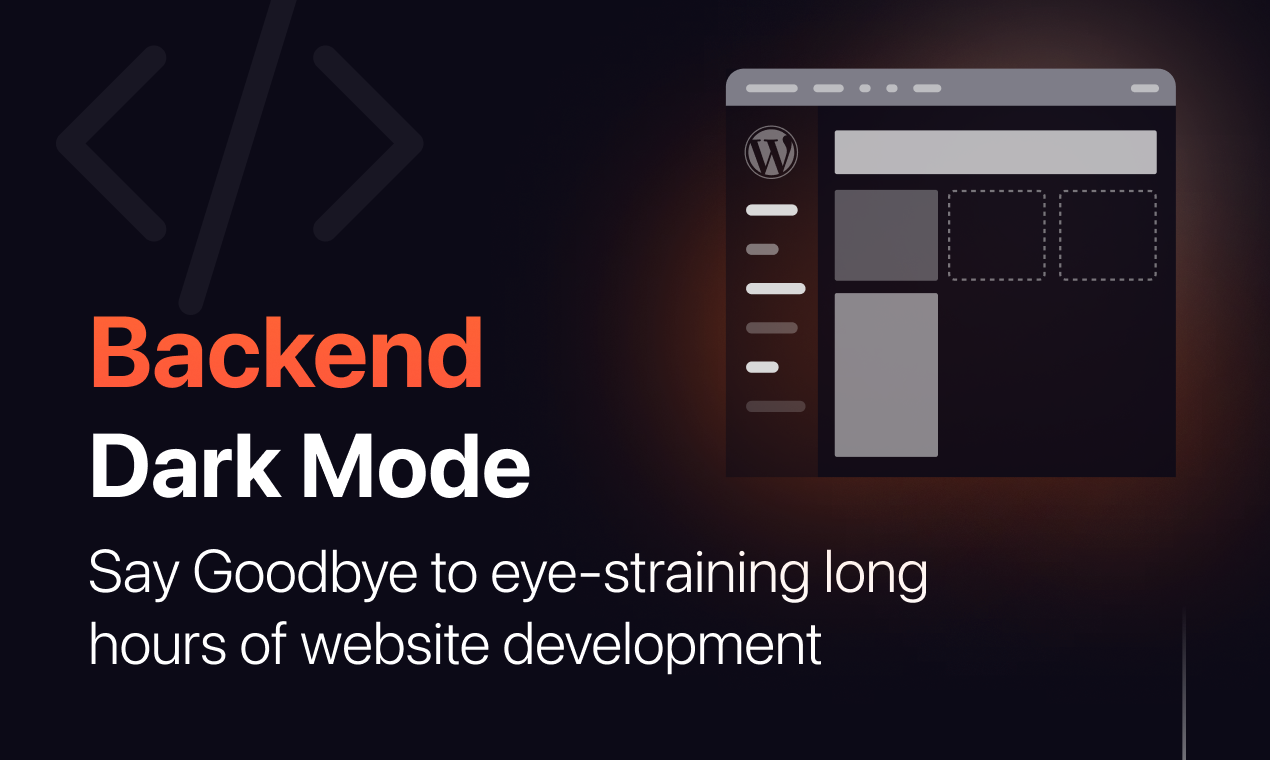 Backend Dark Mode