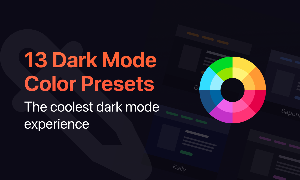 Dark Mode color presets