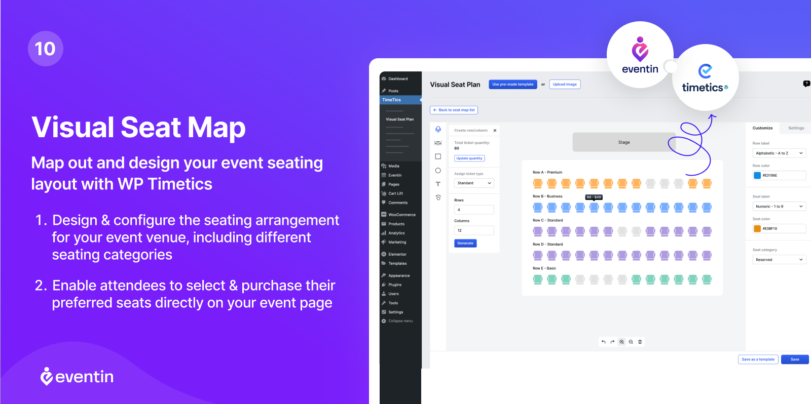 Event Visual Seat Map